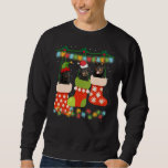 Sweatshirt Cute Christmas Rottweiler Sock Xmas Reindeer Santa<br><div class="desc">Joli Noël Rottweiler Sock Xmas Reindeer Père Noël Elf Dog Swea.</div>