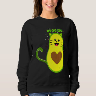 Sweatshirt Cute Cinco De Mayo Avogato Chat Propriétaire Mexic