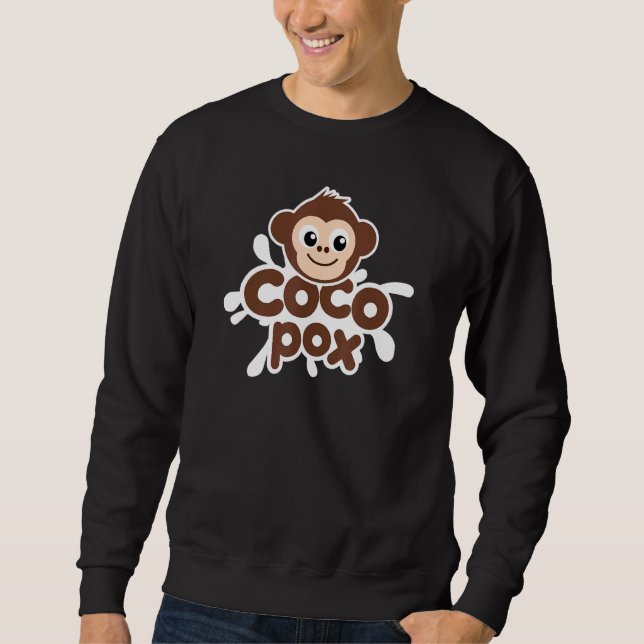 Sweatshirt Cute Coco Pox Singe Singe Singe Pox (Devant)