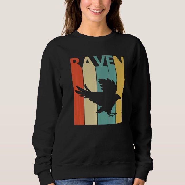 Sweatshirt Cute Corbeau animal (Devant)