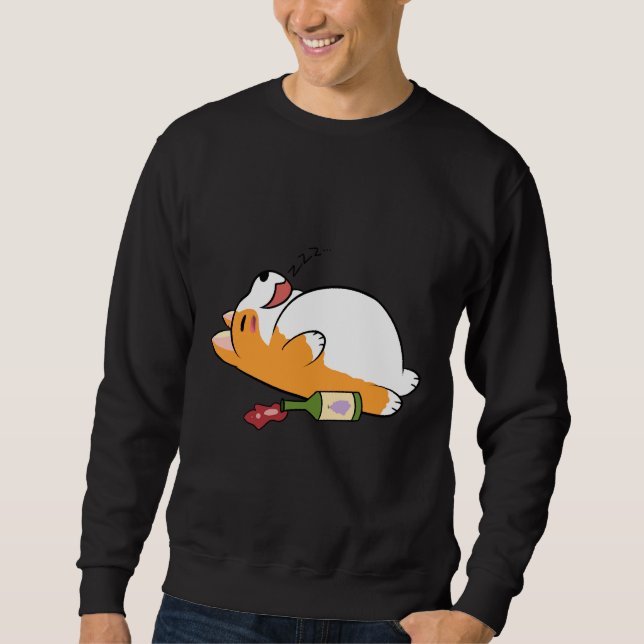 Sweatshirt Cute Corgi 732 (Devant)