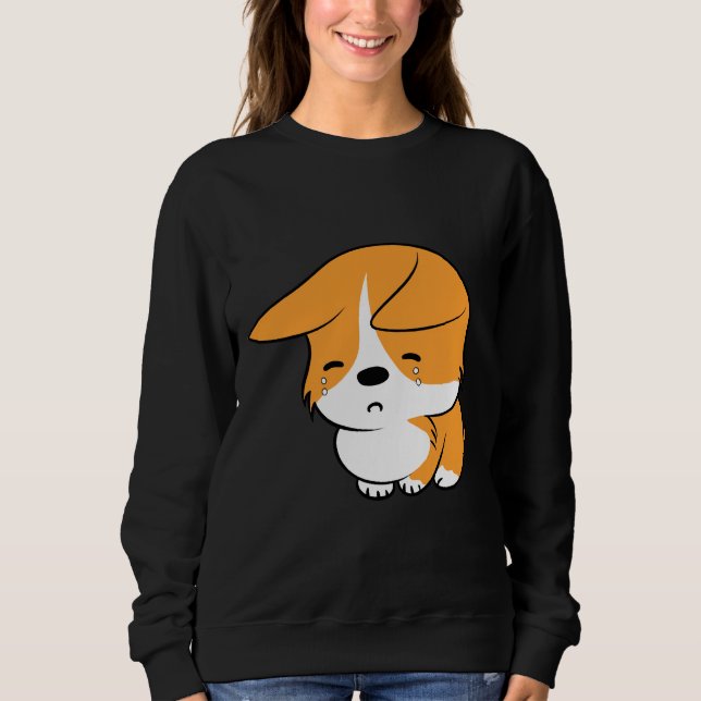 Sweatshirt Cute Corgi 733 (Devant)