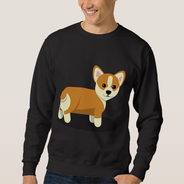 Sweatshirt Cute Corgi Butt (Devant)