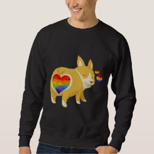 Sweatshirt Cute Corgi Butt Lgbt Gay Arc-en-ciel Conception ca