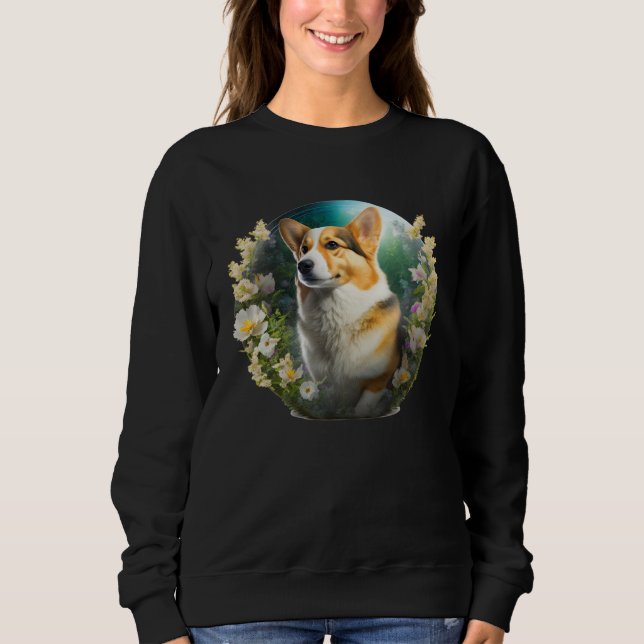 Sweatshirt Cute Corgi Cool Pembroke Welsh Corgi  21 (Devant)