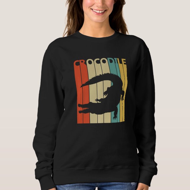 Sweatshirt Cute Crocodile Animal (Devant)