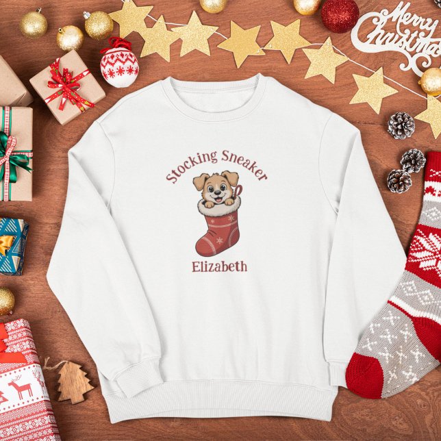 Sweatshirt Cute Dog Matching Family Christmas (Créateur téléchargé)