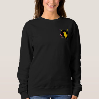 Sweatshirt Cute duck impossible design graphique police,