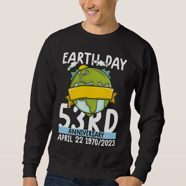 Sweatshirt cute earth day 53rd anniversary earth day  4 (Devant)