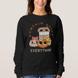 Sweatshirt Cute Fun Whimsical Citrouille Spice Latte