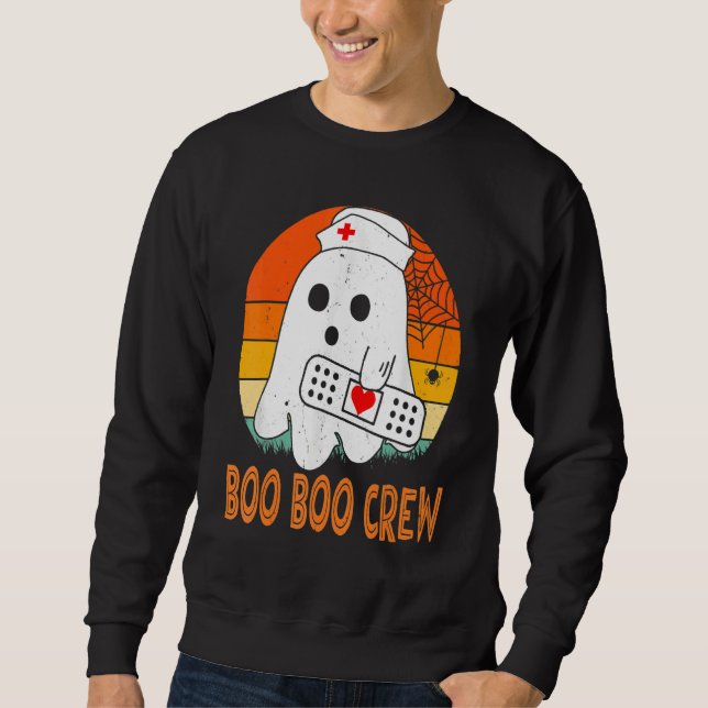 Sweatshirt Cute Ghost RN Nurse Halloween Costume Shirts, Boo  (Devant)