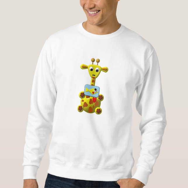 Sweatshirt Cute Giraffe (Devant)