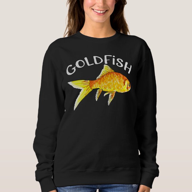 Sweatshirt Cute Goldfish Aquarium d'eau douce Poisson papa pa (Devant)