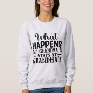 Sweatshirt Cute grand-mère