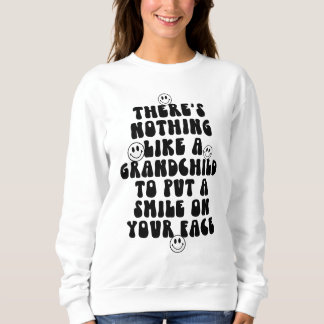 Sweatshirt Cute Grandchild sourit d'art de mot