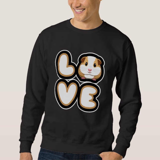 Sweatshirt Cute Guinea Pig Design For Men Women Kids Guinea P (Devant)