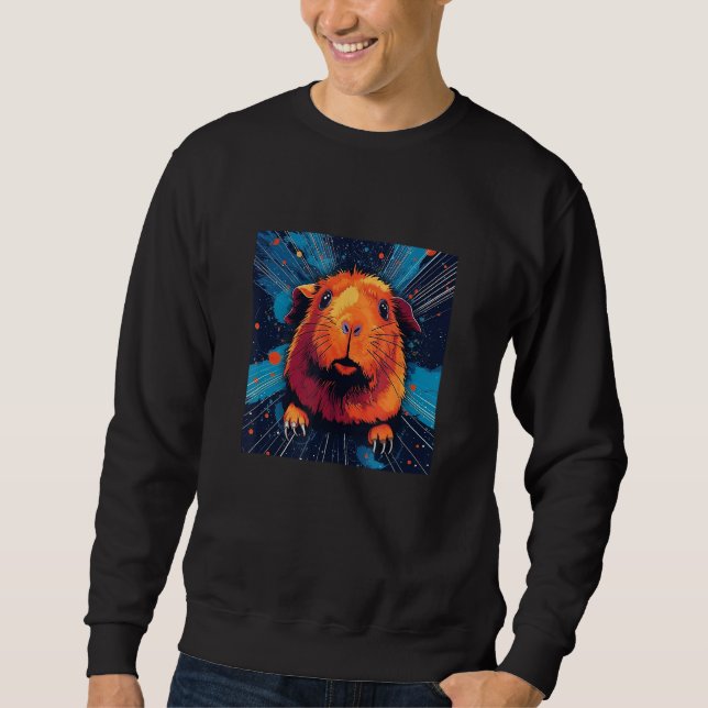Sweatshirt Cute Guinea Pig Men Women Kids 5 (Devant)
