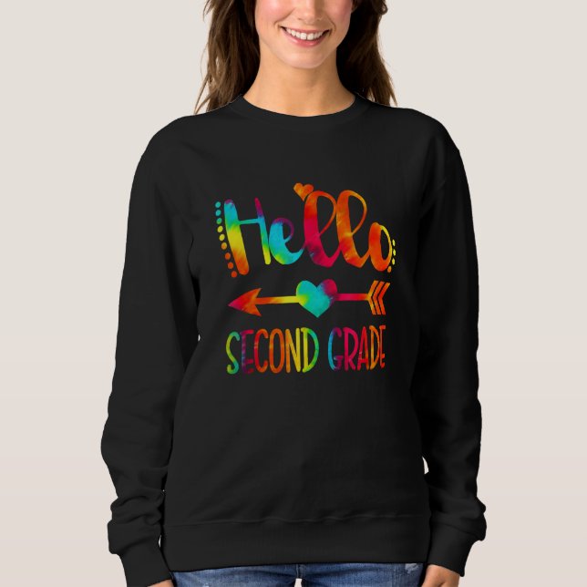 Sweatshirt Cute Hello Second Grade 2nd Grade Back To School G (Devant)