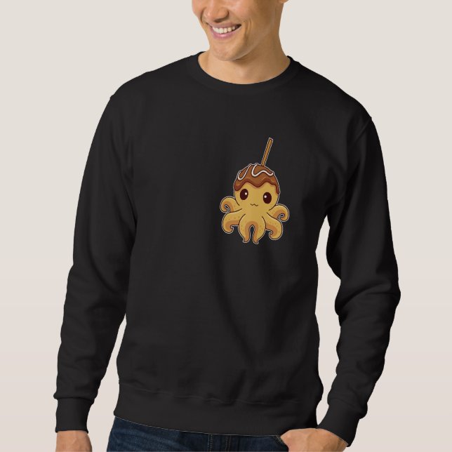 Sweatshirt Cute Japanese Octopus Takoyaki (Devant)