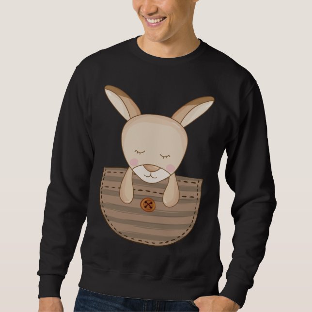 Sweatshirt Cute Kangaroo Bag I Kangaroos Animal Friend Marsup (Devant)
