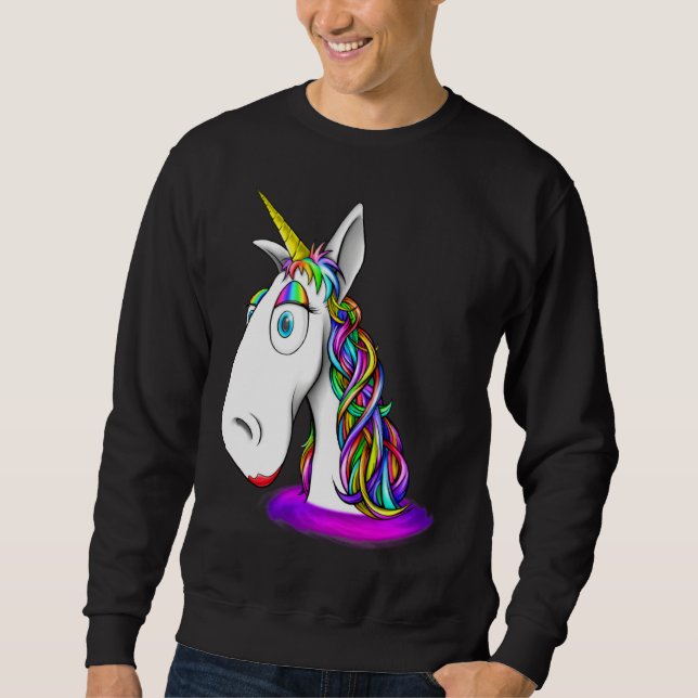 Sweatshirt Cute Kids Love Great Awesome  Mythical Creature Da (Devant)