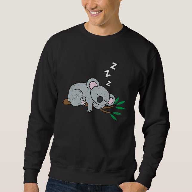 Sweatshirt Cute Koala Bear  Sleeping Koala Animals Love (Devant)