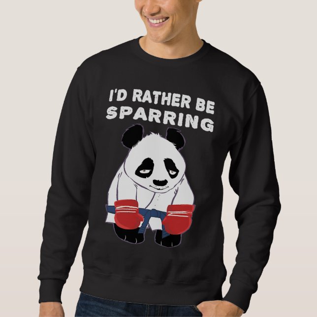 Sweatshirt Cute Kung Fu Karate Panda (Devant)