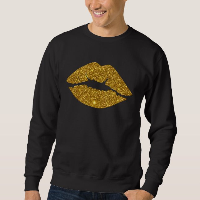 Sweatshirt Cute Lips Kiss Bride To Be Women Bachelorette Part (Devant)