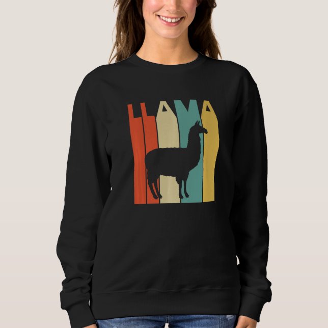 Sweatshirt Cute Llama Animal (Devant)