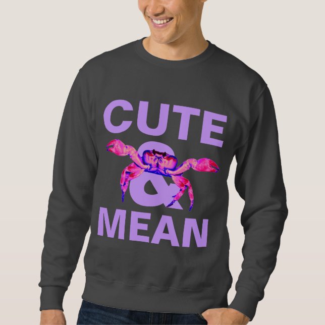 Sweatshirt cute&mean (Devant)
