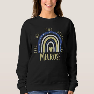 Sweatshirt Cute Melrose Ma 02176 Code postal Accueil Boho Arc