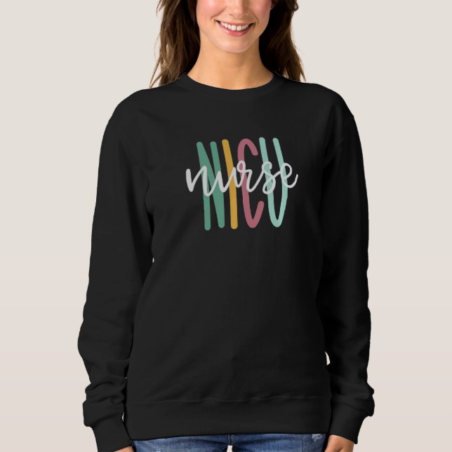 Sweatshirt Cute Nicu Nurse (Devant)