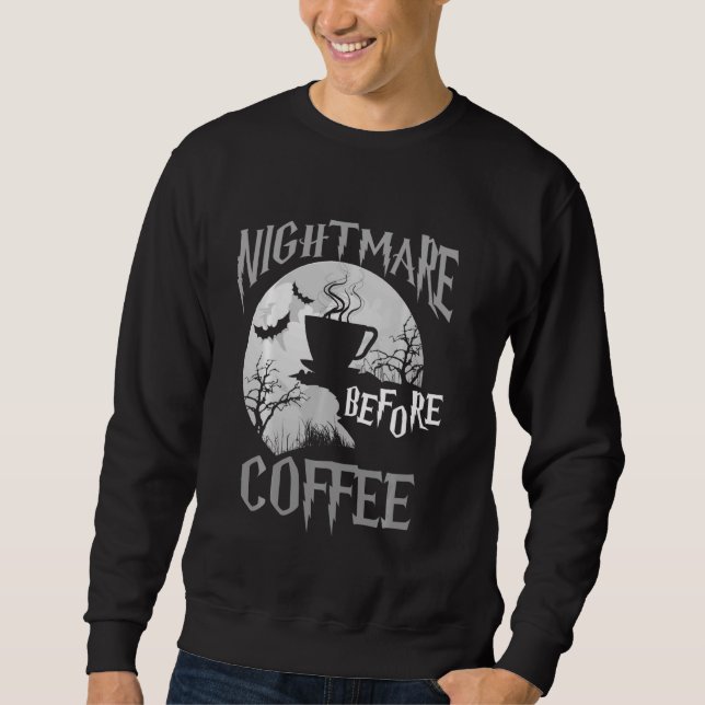 Sweatshirt Cute Nightmare Avant Café Halloween Drôle Mug (Devant)