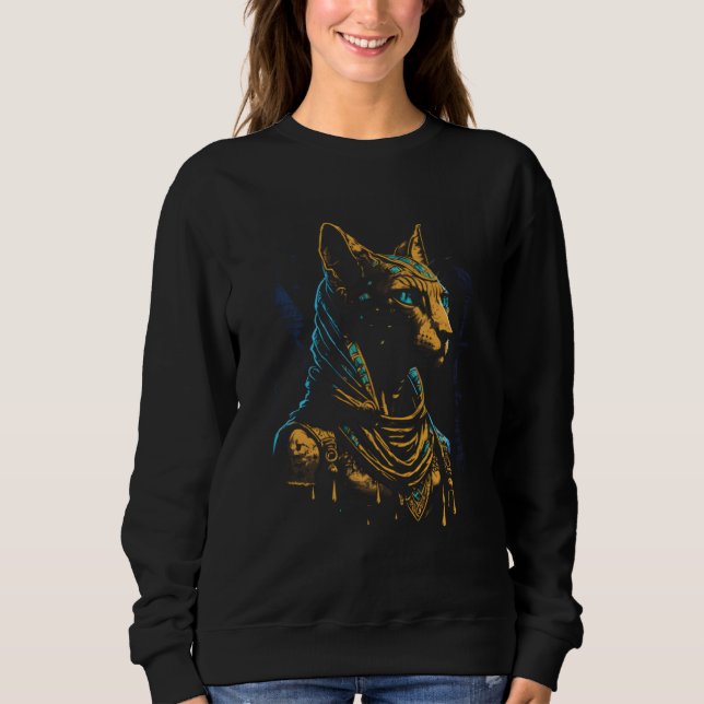 Sweatshirt Cute Ocicat Cat  Egyptian Pharaoh Ocicat Cat  1 (Devant)