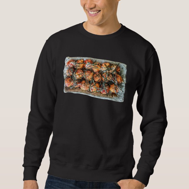 Sweatshirt Cute Octopus Last Minute Halloween Takoyaki Costum (Devant)