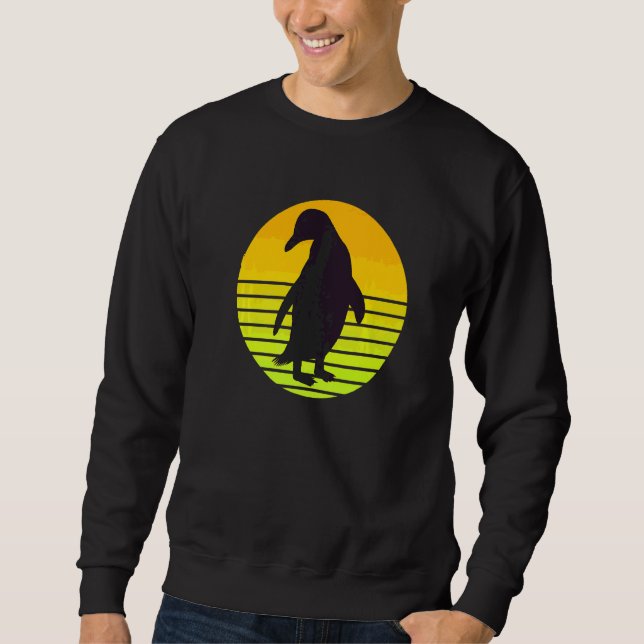 Sweatshirt Cute Penguin Rétro 1 (Devant)