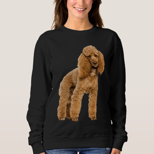 Sweatshirt Cute poodle (Devant)