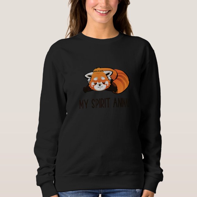 Sweatshirt Cute Red Panda    Red Panda My Spirit Animal  1 (Devant)