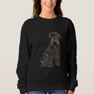 Sweatshirt Cute Schnauzer Pour Schnauzer Chien Maman Papa Cos