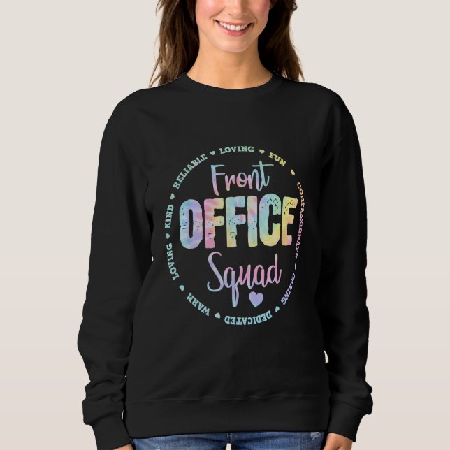 Sweatshirt Cute School Secretary Admin Appreciation Front Off (Devant)