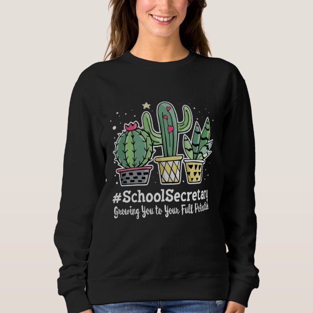 Sweatshirt Cute School Secretary Appreciation Week Back to Sc (Devant)