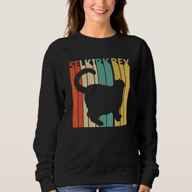Sweatshirt Cute Selkirk Rex Cat (Devant)