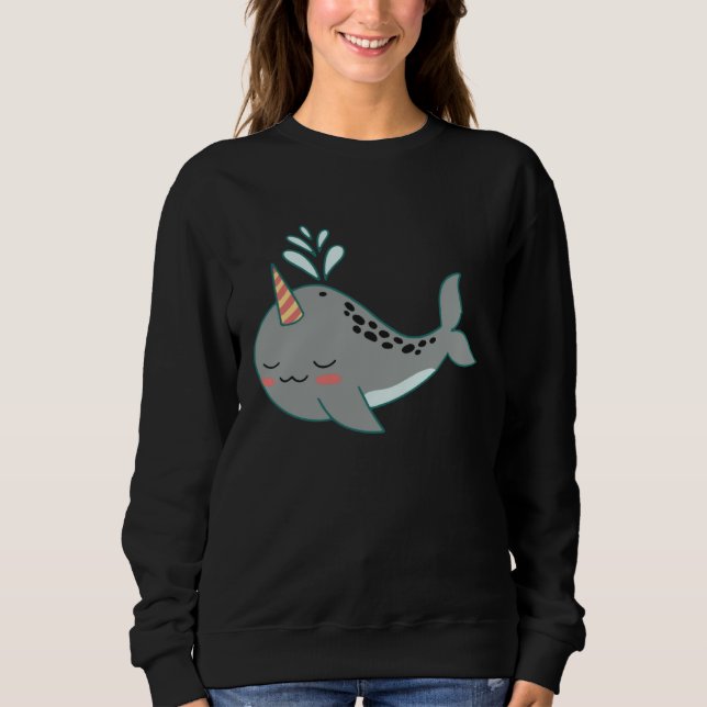Sweatshirt cute shark sharks funny baby swimming (Devant)