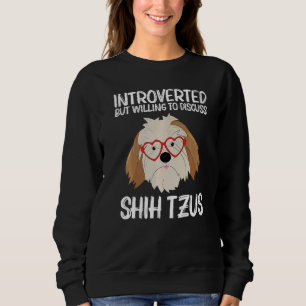 Sweatshirt Cute Shih Tzu Pour Homme Jouet Doggie Race