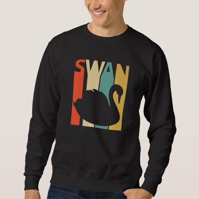 Sweatshirt Cute Swan Animal (Devant)