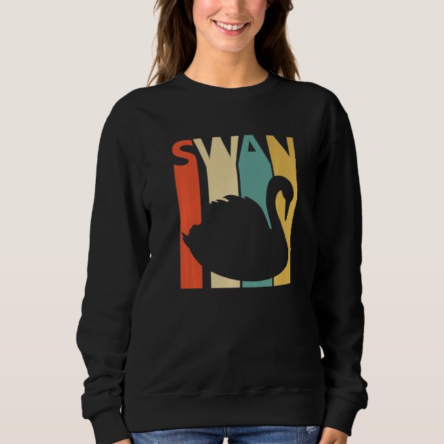 Sweatshirt Cute Swan Animal (Devant)