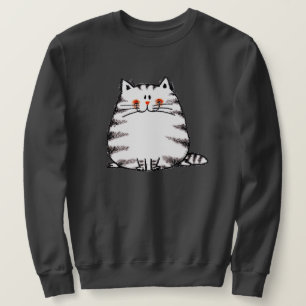 Sweatshirt Cute Tabby Cat - Kawaii kitty pour amoureux de les