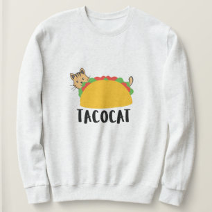 Sweatshirt Cute TacoCat Design Sweatshirt, Amoureux des chats