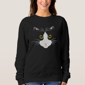 Sweatshirt Cute Tuxedo Cat For Tuxie Owners