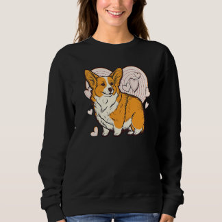 Sweatshirt Cute Valentines Corgi Cool Pembroke Welsh Corgi 3